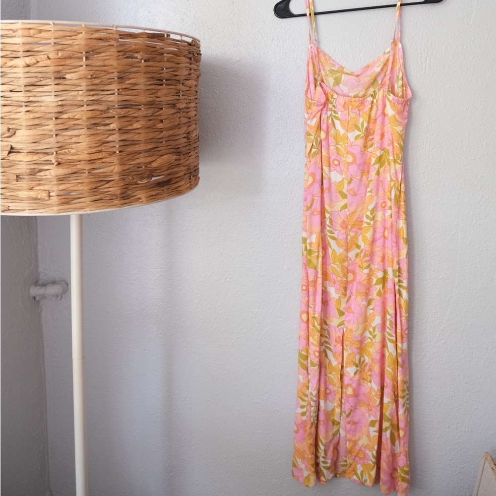 Billabong Pink and Yellow Floral Chemise